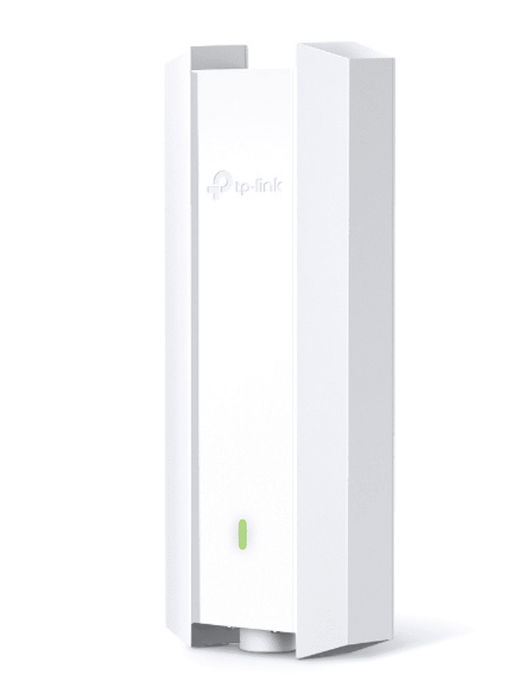TP-LINK EAP610-OUTDOOR - Punto de Acceso Omada de exterior-interior, Wi-Fi 6 AX1800 MU-MIMO 2x2 con Mesh Omada de alta densidad de usuarios, configuración por controlador o stand-alone para montaje en mástil/pared y alimentación PoE+.
