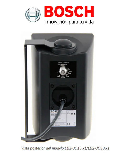 BOSCH M_KITU1204UC30W - Kit de Audio / Amplificador Mixer 120W / 4 Bocinas 30W Blancas