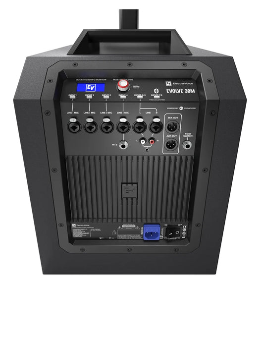 ElectroVoice M_EVOLVE30MUS - Sistema Amplificado de Columna EVOLVE 30M 8CH / Bluetooth / Columna 6x2.8" / Subwoofer 10" / Negro