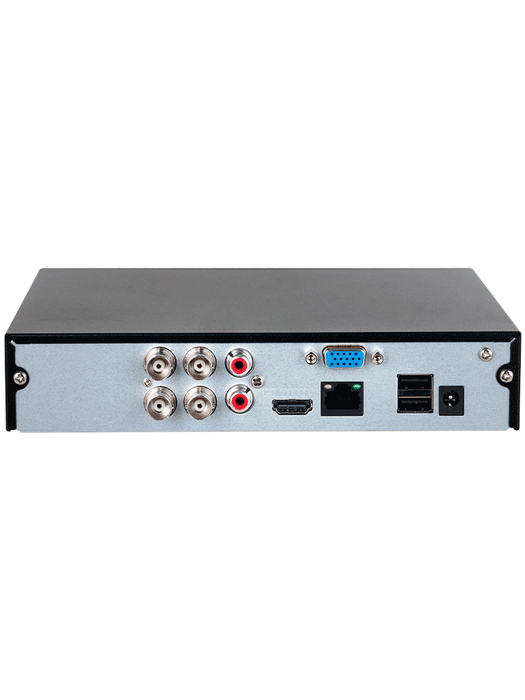 DAHUA KIT/XVR1B04-I-SSD512G4HFW-IL-A - Kit Iluminación Dual de 4 Canales con SSD de 512GB/ 4 Camaras IL de 2 Megapixeles con Microfono/ DVR Cooper-I WizSense/ Con IA/ 4 Ch+1 IP/ Accesorios Incluidos/