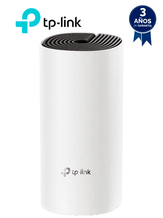 TP-LINK Deco M4(1-pack) -  Router inalámbrico MESH para interior y hogar de doble banda Wi-Fi 5 AC1200 Mbps con 2 puertos Gigabit WAN/LAN, 2 antenas internas y administración mediante la app Deco (iOS, Android).