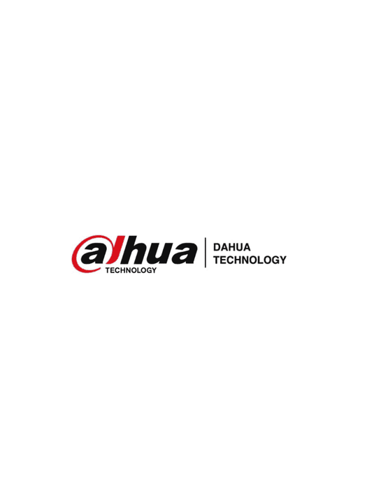 DAHUA MATPRO052 - Calcamonía de Advertencia Amarilla/ con Logo Dahua/ Promocional