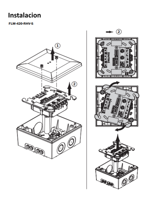 BOSCH F_FLM420RHVS - Modulo de dos reles de alta tension / Compatible panel 5000