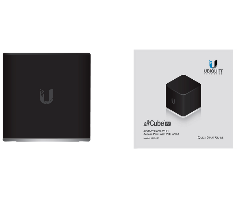 UBIQUITI ACB-ISP - Router inalámbrico AirCube con 4 puertos Fast Ethernet y WiFi 2.4GHz hasta 300 Mbps.