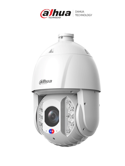 DAHUA DH-SD6E245MB-HNR-A-PV1 Cámara IP PTZ 2MP/ WizSense/ Xinghan/45x/ Starlight/ IR 250m/ luz cálida 100m/Acupick/ SMD 4.0/ Luz dual inteligente/ Audio bidireccional/Detección de rostros/Protección perimetral/disuasión activa/PoE+/ IP67/ IK10