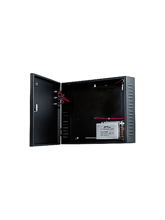 ZKTECO INBIO460B - Panel de Control de Acceso Profesional / 4 Puertas / con Gabinete y Fuente incluidos / 3 000 Huellas / PULL / Admite Biometría / Entradas y Salidas Auxiliares para Conexión  de Semáforos o Sirenas