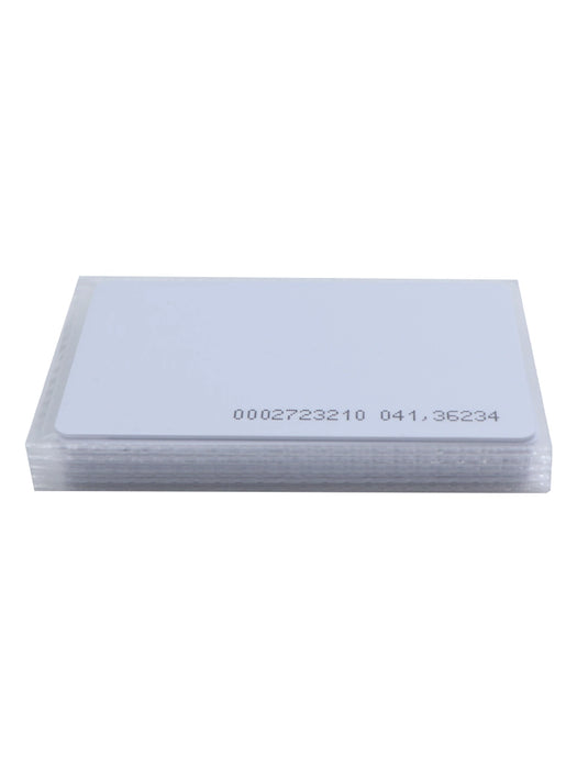 ZKTECO IDCARDN - Paquete con 10 Tarjetas ID con Frecuencia de 125 kHz, 1 mm de Grosor con Folio Impreso