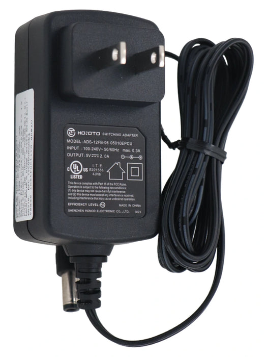 ZKTECO 5V2A - Fuente de Energía 5V 2A, Compatible con Switches Serie ESE y Terminales de Control de Asistencia y Acceso Básico: Serie X62X y MB10VL