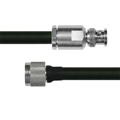 Cable Coaxial RG-214/U de 180 cm (70.87 pulgadas), en 50 Ohm, 0.425, CD-4 GHz, con Conectores BNC Macho a N Macho.