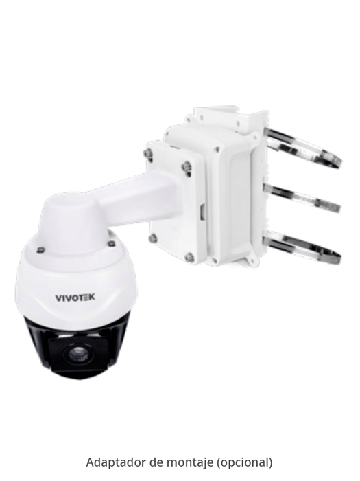 VIVOTEK SD9368-EHL - Cámara IP PTZ Exterior de 2 MP, con Zoom Óptico 40x, también con Smart IR 250m, Protección Nema4X/IP66/IK10, EIS, WDR Pro, Smart Tracking y Ciberseguridad Trend Micro, certificado NDAA, ONVIF y Deep Search.