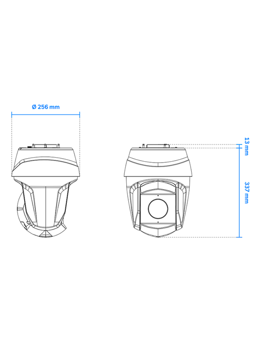 VIVOTEK SD9368-EHL - Cámara IP PTZ Exterior de 2 MP, con Zoom Óptico 40x, también con Smart IR 250m, Protección Nema4X/IP66/IK10, EIS, WDR Pro, Smart Tracking y Ciberseguridad Trend Micro, certificado NDAA, ONVIF y Deep Search.