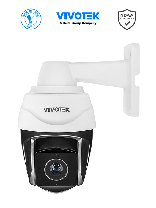 VIVOTEK SD9368-EHL - Cámara IP PTZ Exterior de 2 MP, con Zoom Óptico 40x, también con Smart IR 250m, Protección Nema4X/IP66/IK10, EIS, WDR Pro, Smart Tracking y Ciberseguridad Trend Micro, certificado NDAA, ONVIF y Deep Search.