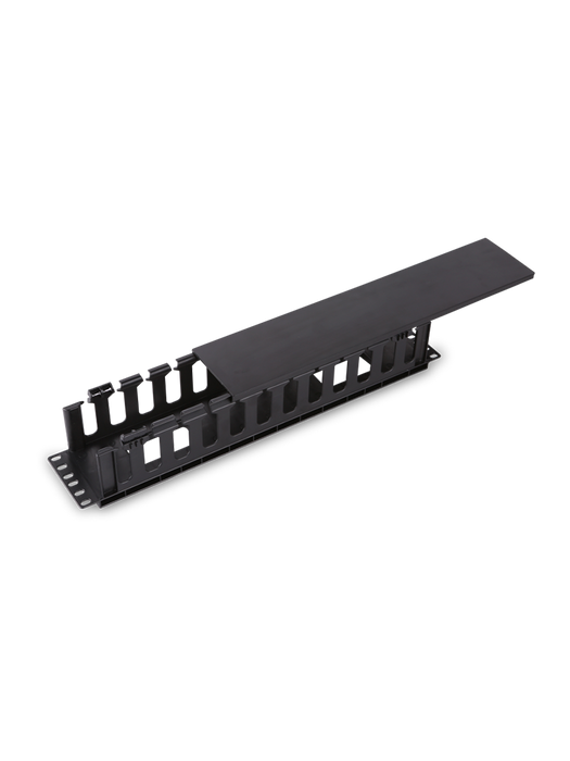 SAXXON J6069 - Organizador de cable horizontal para rack / Un lado / Plastico / 2U