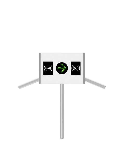 ZKTECO TS1000PLUS - Torniquete Bidireccional / Acero SUS304 / 110V / 25 a 30 x Min / Carril 50 cm / Exterior Protegido / 1 millón de Ciclos / No cuenta con Lectores y Panel / Compatible Rostro, Palma, Huella, Tarjeta, QR