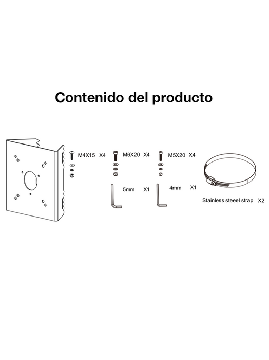 VIVOTEK AM-312 - Soporte de exterior para montaje en poste