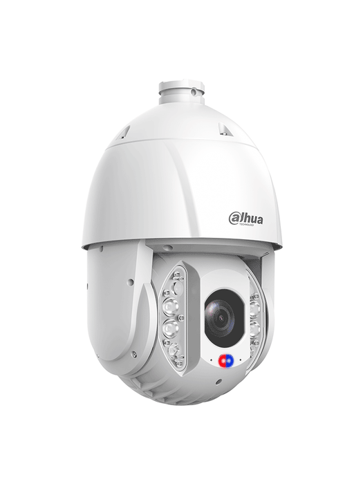 DAHUA DH-SD6E245MB-HNR-A-PV1 Cámara IP PTZ 2MP/ WizSense/ Xinghan/45x/ Starlight/ IR 250m/ luz cálida 100m/Acupick/ SMD 4.0/ Luz dual inteligente/ Audio bidireccional/Detección de rostros/Protección perimetral/disuasión activa/PoE+/ IP67/ IK10
