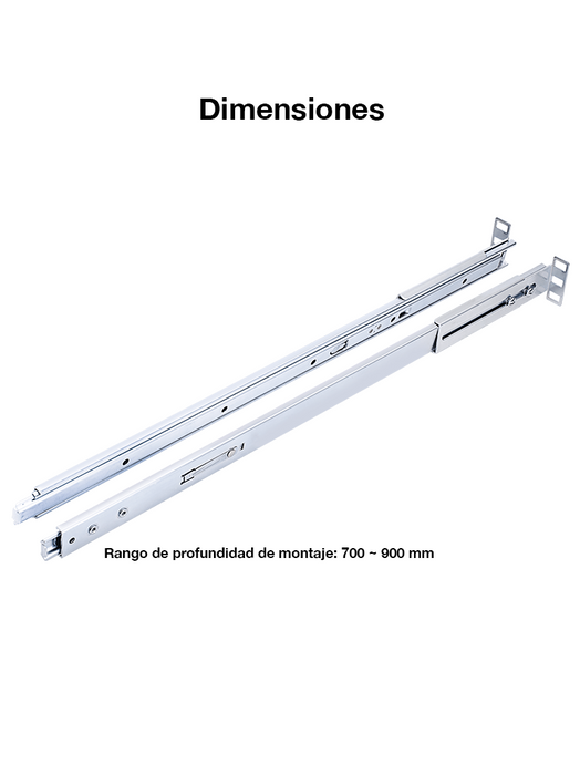 VIVOTEK AM-612 - Soportes de montaje en rack para grabadores ND VIVOTEK, modelos compatibles: ND9441, ND9541, ND9442P, ND9542P
