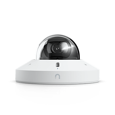 Cámara de Seguridad Mini Domo Color Blanco / Alimentación PoE / Resistente a Manipulaciones IK08 / Sensor de Imagen 1/1.8" 8MP / Audio de Dos Vías