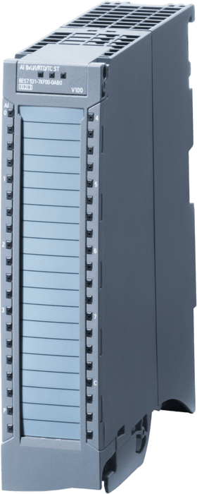 Módulo Entrada Analógica SIMATIC S7-1500 / AI 8xU/I/RTD/TC ST / 16 bit Resolución / 0.3% Precisión / 8 Canales / 4 RTD / Compensación Temperatura / Diagnósticos Avanzados / PROFINET