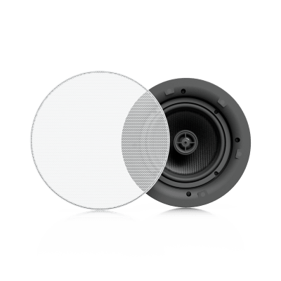 UniFi In-Ceiling Speaker Altavoz Empotrable de Techo / Woofer 6.5" 130W / Tweeter 1" Pivote ±15° / 8 Ohms / Cobertura 90° Axisimétrica / NDAA Compliant