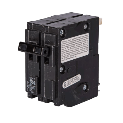 Interruptor automático enchufable tipo QD 2 polos, 40 amp