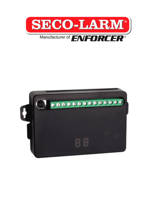 Seco-Larm SK910RD4 - Receptor de 4 Canales Independientes (4 Relevadores independientes) Inalámbrico compatible con todos los transmisores seco-larm 315MHZ