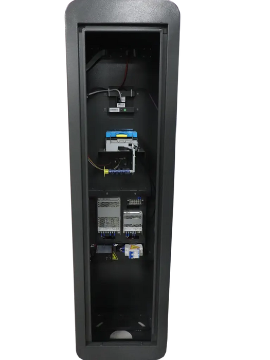 ZKTECO TBM01 / TBM02 - Kit de Dispensador y Lector de Tickets QR / Sin Contacto / Compatible con Sensor de Masa VR10, UHF / Pantalla LED / Funciones de Voz / Requiere Software para cobro ZK Bio CV Security modulo de estacionamiento